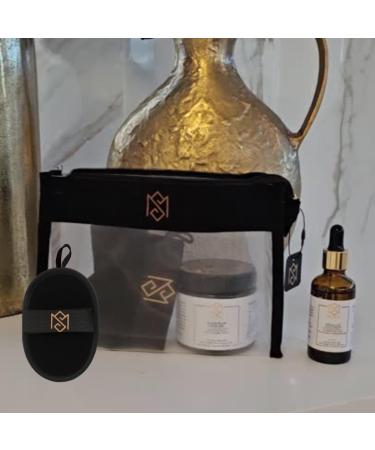 MS Premium Exfoliating Facial Mitt - Dry Skin Remover for Face Deep Exfoliating Scrubber Instantly Removes Dry Skin Gently Improves Complexion Shower Mitt for Gentle Face Exfoliation 1pc - Black - Buy Online on GoSupps.com