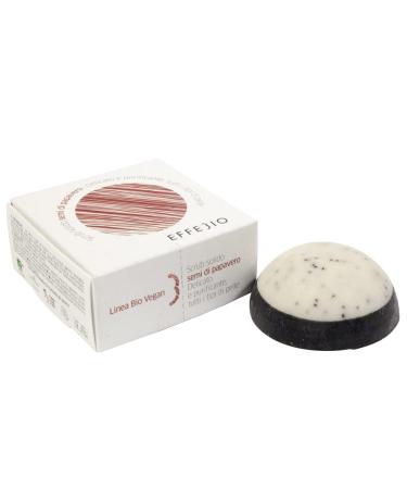 Solid Poppy Seed Scrub - Organic and Vegan - 100% Natural, Made in Italy - Regenerating Care