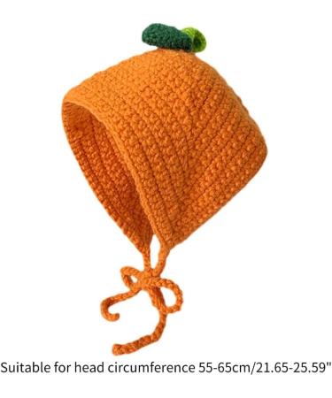 Limtula Cute Girls Ear Protect Hairband Hiphop Tie Back Bandana Headband Adjustable Turban Spring Autumn Hair Accessories Orange - Buy Online on GoSupps.com