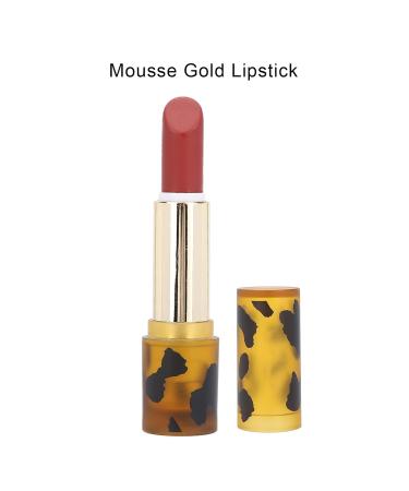 Stylish Gold Leopard Print Mousse Lipstick | Perfect for Parties & Daily Makeup | Shop Now - Buy Online on GoSupps.com