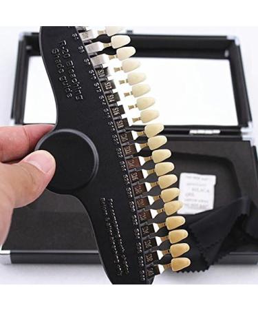 NSKI 20 Colors Dental Whitening 3D Shade Guide with Mirror | Professional Cold Light Tooth Whitening Tool - International Shipping - Buy Online on GoSupps.com