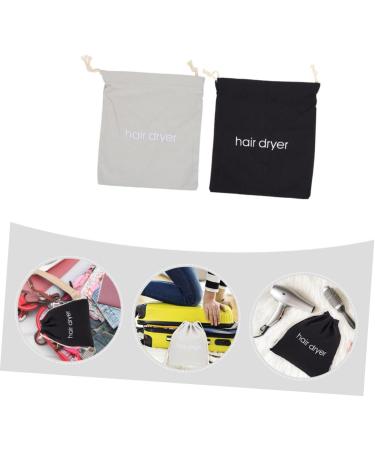 WOONEKY 2pcs Hair Dryer Storage Bag Practical Bags Bag Organizer for Traveling Blow Dryer Attachment Fabric - Buy Online on GoSupps.com