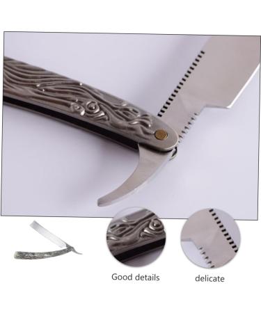 Minkissy 3-Piece Manual Razor Set for Men - Classic Old Type Face Razor & Beard Razor - Premium Quality Shaving Kit - Buy Online on GoSupps.com