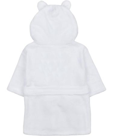 Personalized Kids Matching Dressing Gown Set | Plush Fleece Robe | Soft Velvet | Embroidered | Gift | White | 5-6 Years - Buy Online on GoSupps.com
