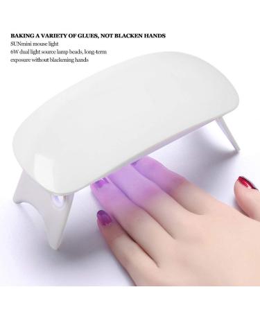 9W Mini Nail Dryer - Portable USB UV LED Lamp for Gel Polish & Nail Art | International Shipping Available - Buy Online on GoSupps.com