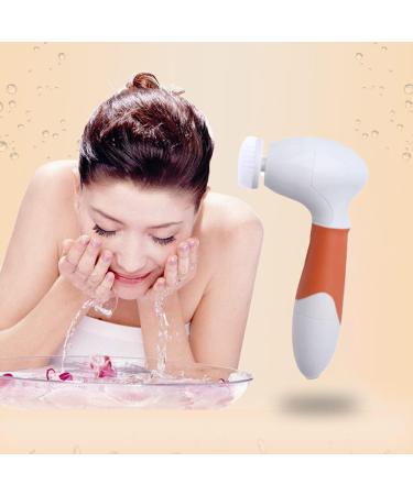 Dajidafu 4-in-1 Electric Face Cleaning Tool Home Eyeshadow Eyeliner Makeup Remover Waterproof Removal Tool Beauty Supplies Pink - Buy Online on GoSupps.com