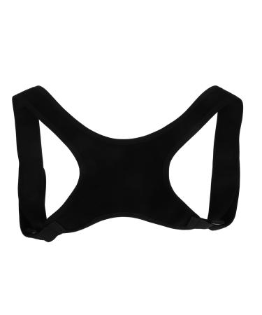 OKUMEYR Belt Holder Shoulder Rest Brace Back Support Belt Back Straightener Polyester Black