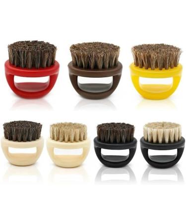 AILIFE Ring Design Horse Bristle Shaving Brush for Men - Portable Barber Beard & Facial Cleaning Brush - International Shipping - Buy Online on GoSupps.com