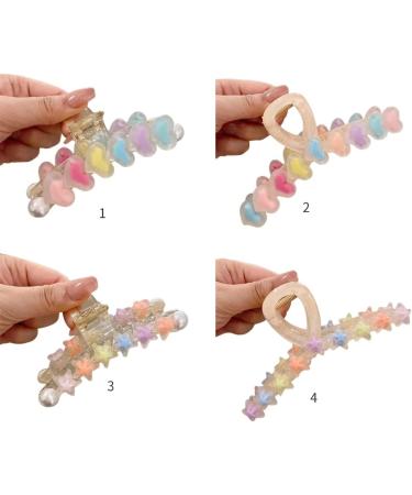 Limtula Hair Claw Clip for Girls Large Clip Hair Styling Accessory for Thick Hair French Jaw Clip Lovely Women Headdress Love style large - Buy Online on GoSupps.com