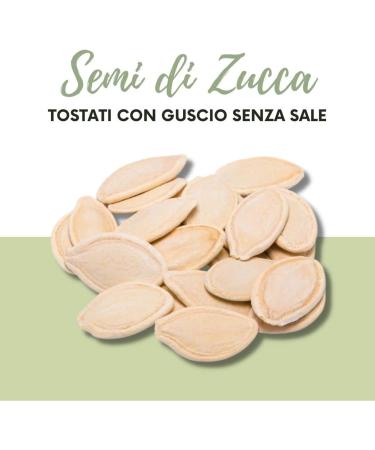 Natura d'Oriente Pumpkin Seeds with Shell 1000g - Buy Online on GoSupps.com