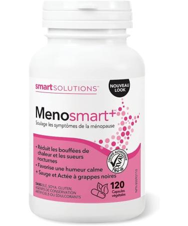 ESTROsmart - Hormone Support Supplement - 120 Capsules + Smart Solutions Menosmart Plus 120 Caps - Buy Online on GoSupps.com