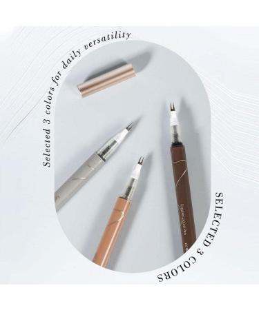 3D Lifelike Ultra-fine Liquid Lower Eyelash Pen Matte Gray Eyeliner Highlighter Brown Smooth Lasti Pencil Pen Eyeliner H9Q0 Long 101 # Gray Black 0.8g - Buy Online on GoSupps.com