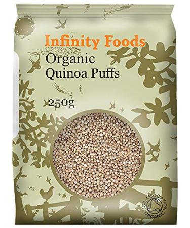 Infinity Foods Organic Quinoa Puffs - Puffed Quinoa 250g