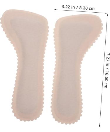4 Pairs Cork Cropped Invisible Insoles - Anti-Slip Shoe Inserts for Comfort & Support | Cushioned Shoe Padding for Pumps & Everyday Walking - Buy Online on GoSupps.com