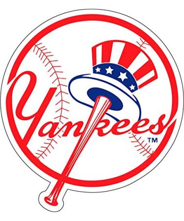 NY Sticker (5-Different Sizes) New York Vinyl Decal Circle Logo, Baseball Stickers (3 inch)