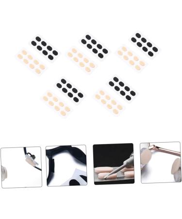 Healeeved 60 Leaf Sponge Nose Pads for Glasses | Self-Adhesive Anti-Nose Stickers | Soft Rubber Repair Set in 3 Colors | 1x0.8x0.15cm - Buy Online on GoSupps.com