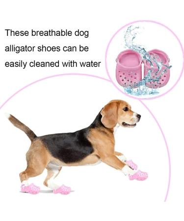 2 Pcs Pet Dog Crocs Breathable Summer Dog Shoes Comfortable Rubber Dog Sandals with Anti-Slip Sole for Puppy Small Dog Pet Festival Photo Shooting - Buy Online on GoSupps.com