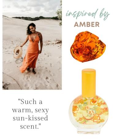 Amber Organic Mini Perfume Spray by Sage- 1/2 oz Vegan & Cruelty-Free Earthy Scent Amber Blood Orange Musk Amber 1/2 oz Mini Eau de Toilette Spray - Buy Online on GoSupps.com