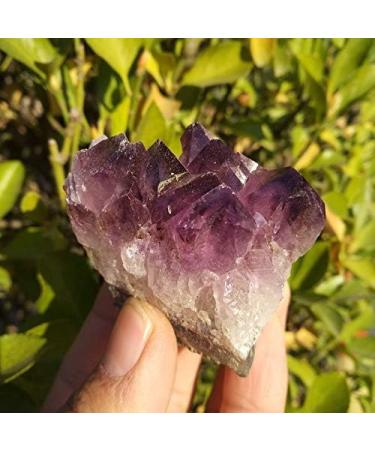 Crystal Rough Uruguay Natural Amethyst Geode Crystal Quartz Amethyst Cluster Specimen - Buy Online on GoSupps.com