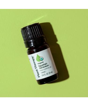 Plant Therapy Organic Egyptian Geranium Essential Oil 100% Pure USDA Certified Organic Undiluted Natural Aromatherapy Therapeutic Grade 5 mL (1/6 oz) Geranium 0.16 Fl Oz (Pack of 1) - Buy Online on GoSupps.com