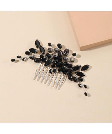 Amosfun Side Hair Combs Wedding Hair Comb Hair Toppers Decor Bridal Rhinestone Hair Comb Wedding Rhinestone Hair Comb Manual Headgear Crystal Dish Hair Accessories Bride Metal - Buy Online on GoSupps.com