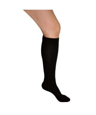 Hydas support stockings for thrombosis prevention black 1 pair size 39-41 Black 39-41
