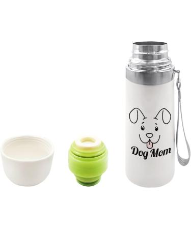 Dog Mom Insulated Water Bottle 19 OZ Stainless Steel Travel Mug For Drink Sports Camping Hiking Outdoors - Buy Online on GoSupps.com