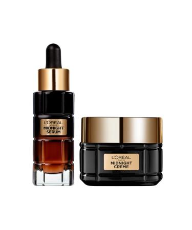 L'Or al Paris Age Perfect Cellular Renaissance Duo Set 1x Revitalizing Day Cream and 1x Midnight Anti-wrinkle Firmness Radiance Serum With Antioxidant Complex All Skin Types