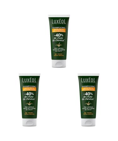 Lux ol - Shampooing Antichute Progressive - R duit Chute De Cheveux de 40%* - ge H r dit Cheveux Clairsem s - 96% Ingr dients Origine Naturelle - Volume & R sistance - Fabriqu En France - 200ml