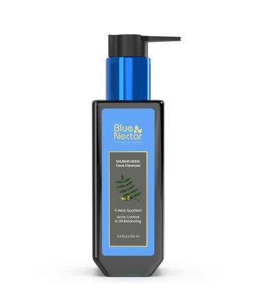 Blue Nectar Vitamin C Face Wash for Women and Men | Anti Acne Face Wash with Neem & Honey (11 Herbs 3.38 Fl oz) 3.38 Fl Oz (Pack of 1)