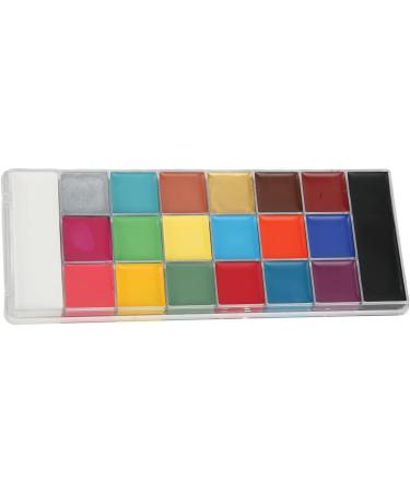  Akozon Akozon 20 Colors Waterproof Face and Body Paint High Saturation Safe Hypoallergenic Makeup for Parties Stage Performances and Cosplay - Buy Online on GoSupps.com