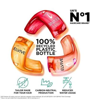 L'Oreal Paris Elvive Dream Lengths Shampoo and Conditioner Set - Nourishing Treatment with Castor Oil for Long Hair, Strengthens & Prevents Breakage - Buy Online on GoSupps.com