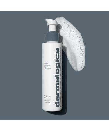 Dermalogica Daily Glycolic Cleanser 295ml - Brightens Dull & Uneven Skin Tone Cleanses & Removes Build-up With Glycolic Acid & Alpha Hydroxy Acid for Radiant & Healthy-looking Skin All Skin Types - Buy Online on GoSupps.com