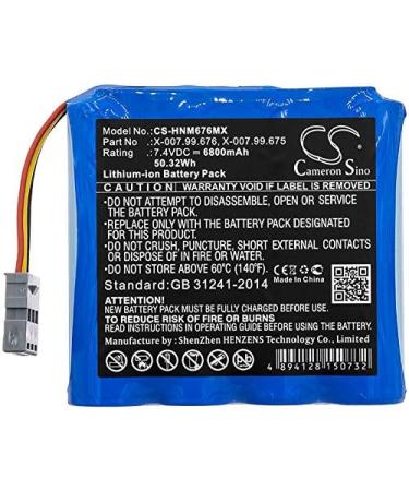 High-Capacity Replacement Battery for Heine mPack & mPack LL - 6800mAh/7.4V Compatible with X-007.99.675 X-007.99.676 - Buy Online on GoSupps.com