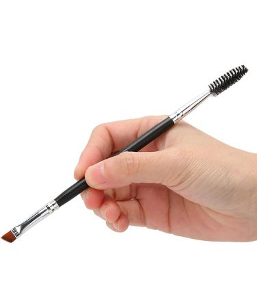 3-Pack Double Eyebrow Brushes Double Headed Portable Professional Angled Brow Brushes for Beauty Salon Family Trips - Buy Online on GoSupps.com