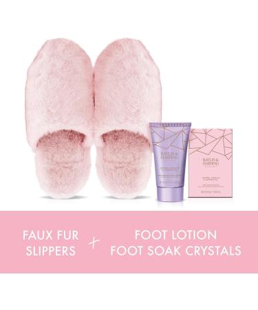 Baylis & Harding Jojoba Vanilla & Almond Oil Luxury Slipper Gift Set - Vegan Friendly | Pack of 1 - Buy Online on GoSupps.com