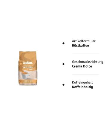 Buy Lavazza Caff Crema Dolce Coffee Beans - 6 x 1 kg Pack | Best International Shipping - Buy Online on GoSupps.com