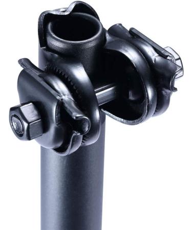 Teyssor Bike Seat Clamp - Black Bicycle Seat Adapter for Standard Rail Saddles - Buy Online on GoSupps.com