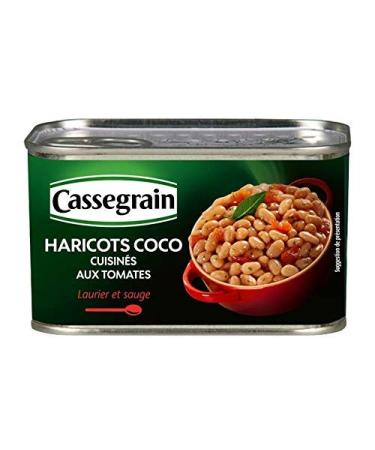 CASSEGRAIN - Haricots Coco Cuisin s Aux Tomates 1/2 435G - Lot De 3 - meilleure offre