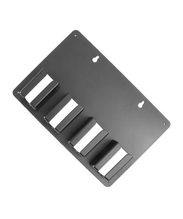 Beavorty Hair Cutting Organizer Hairdressing Tool Storage Holder Rack Hair Brush Holder Rack Salon Clippers Hair Styling Tools Storage Rack for Hairdressing Tool Coat Hanger Electric 30*20cm Black