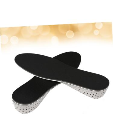 NOLITOY Height Increase Inserts - Invisible Lifting Insoles for Men | Comfortable Full Pad Shoe Lift Inserts - Size 3 Net Black - Buy Online on GoSupps.com