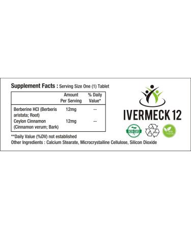 IVERMECK 12 mg - 99% Purity 200 Tablet - 2 Pack   - Buy Online on GoSupps.com