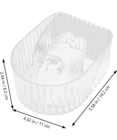 POPETPOP Manicure Hand Soak Bowl Dappen Dish for Acrylic Nails Acrylic Nail Remover Bowl Hand Soaking Bowls Manicure Bowl for Hand Manicure Supplies Nail Art Tool Wrist Brightener 14.2x11cm Transparent - Buy Online on GoSupps.com