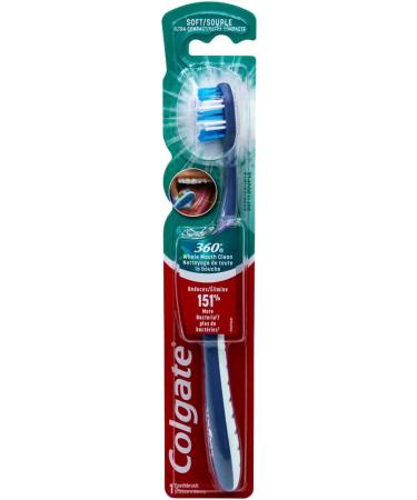 Colgate 360 Whole Mouth Clean Ultra Compact Soft Toothbrush - Pack of 6 - Buy Online on GoSupps.com