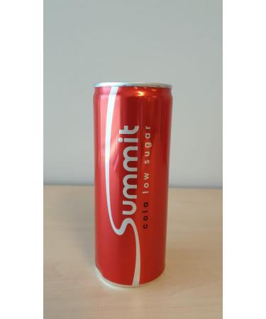 Buy Summit Cola Low Calorie 24x25cl - Refreshing Full-Taste Cola for Conscious Enjoyment | International Shipping Available - Buy Online on GoSupps.com