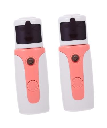FRCOLOR 2 Sets Hydrating Instrument Portable Humidifer Handy Mist Sprayer Facial Mister Steamer Electric 10X3.3cmx2pcs