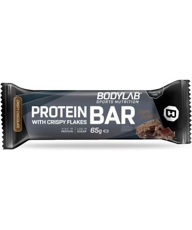 BODYLAB24 Crispy Chocolate Protein Bar - High-Quality Low Carb & Low Fat - 12 x 65g Pack for Fitness & Nutrition - Buy Online on GoSupps.com