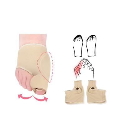 Vinmooog Hallux Valgus Correction Set | Toe Spreader Bandage & Silicone Gel Pad for Foot Pain Relief - Buy Online on GoSupps.com