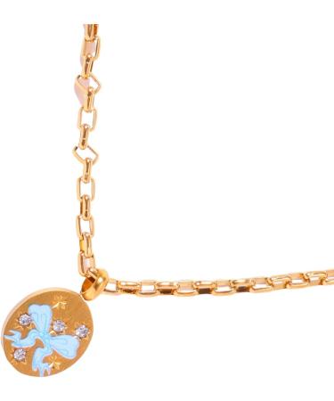 Oralgo's Exquisite Painted Necklace | Adjustable Collarbone Chain & Loop Trailer | Fashion Jewelry Adventure Wonder - Buy Online on GoSupps.com