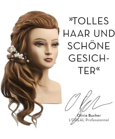 L'IMAGE Malin 50cm Medium Blonde Human Hair Wig with Eyelashes | International Shipping Available - Buy Online on GoSupps.com